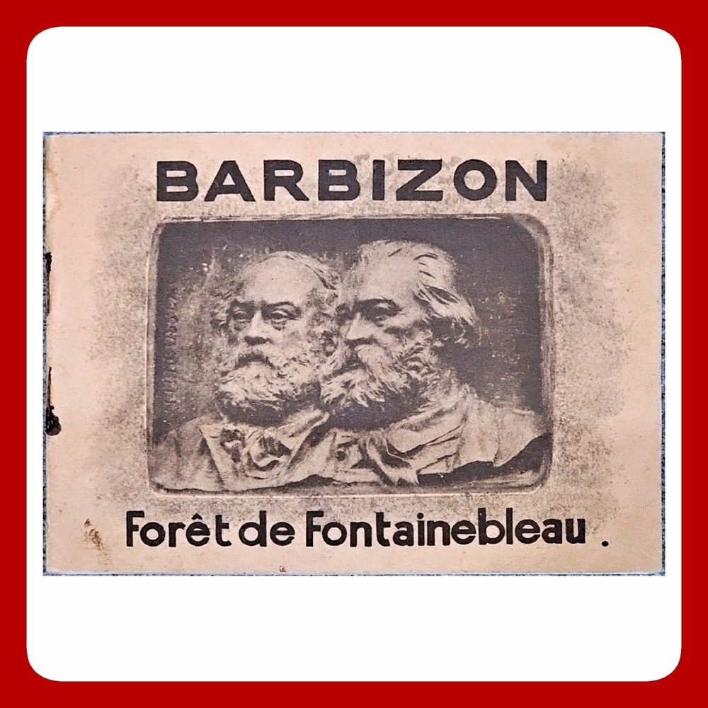 Barbizon Foret De Fontainebleau Vintage French‎ Art Souvenir Booklet History